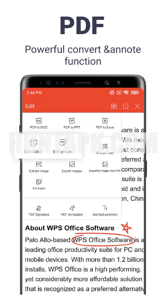 WPS Office Mod APK (Premium Unlocked) free downlaod